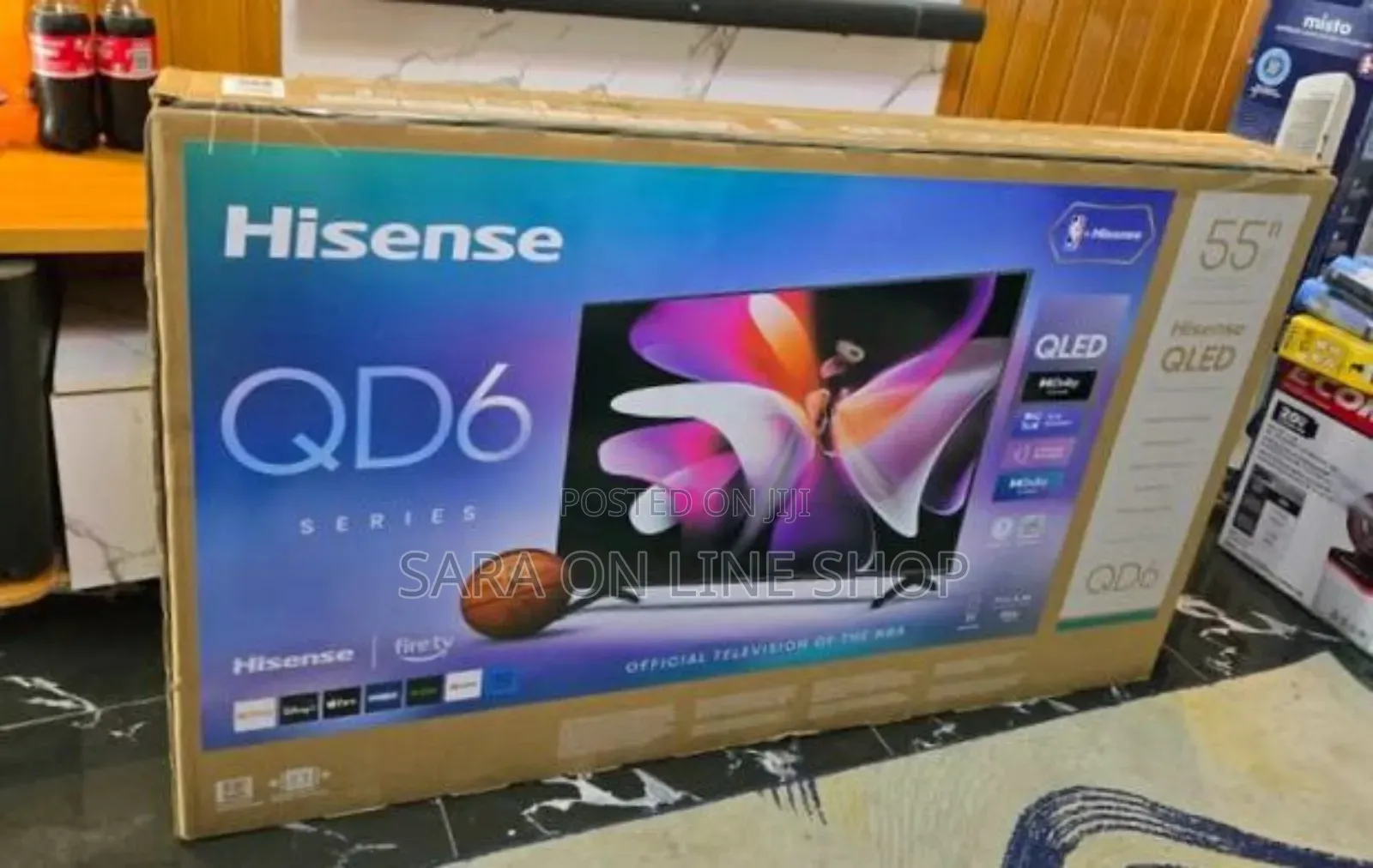 ◇◇Hisence 55" Qled Tv ♡New Model ♡10year Warranty Free Delivery