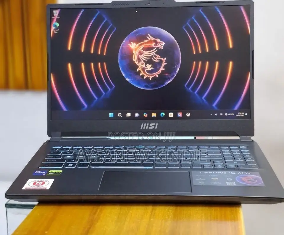New Laptop MSI Cyborg 15 16GB Intel Core i7 SSD 512GB