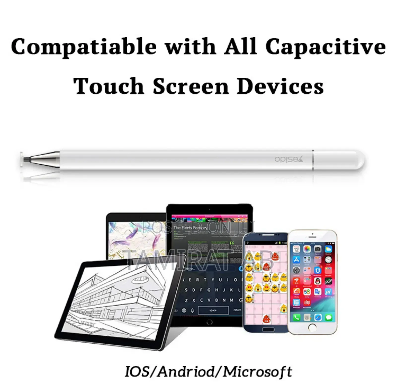 Yesido St04 2 in 1 Stylus Pen With Ballpoint Pen