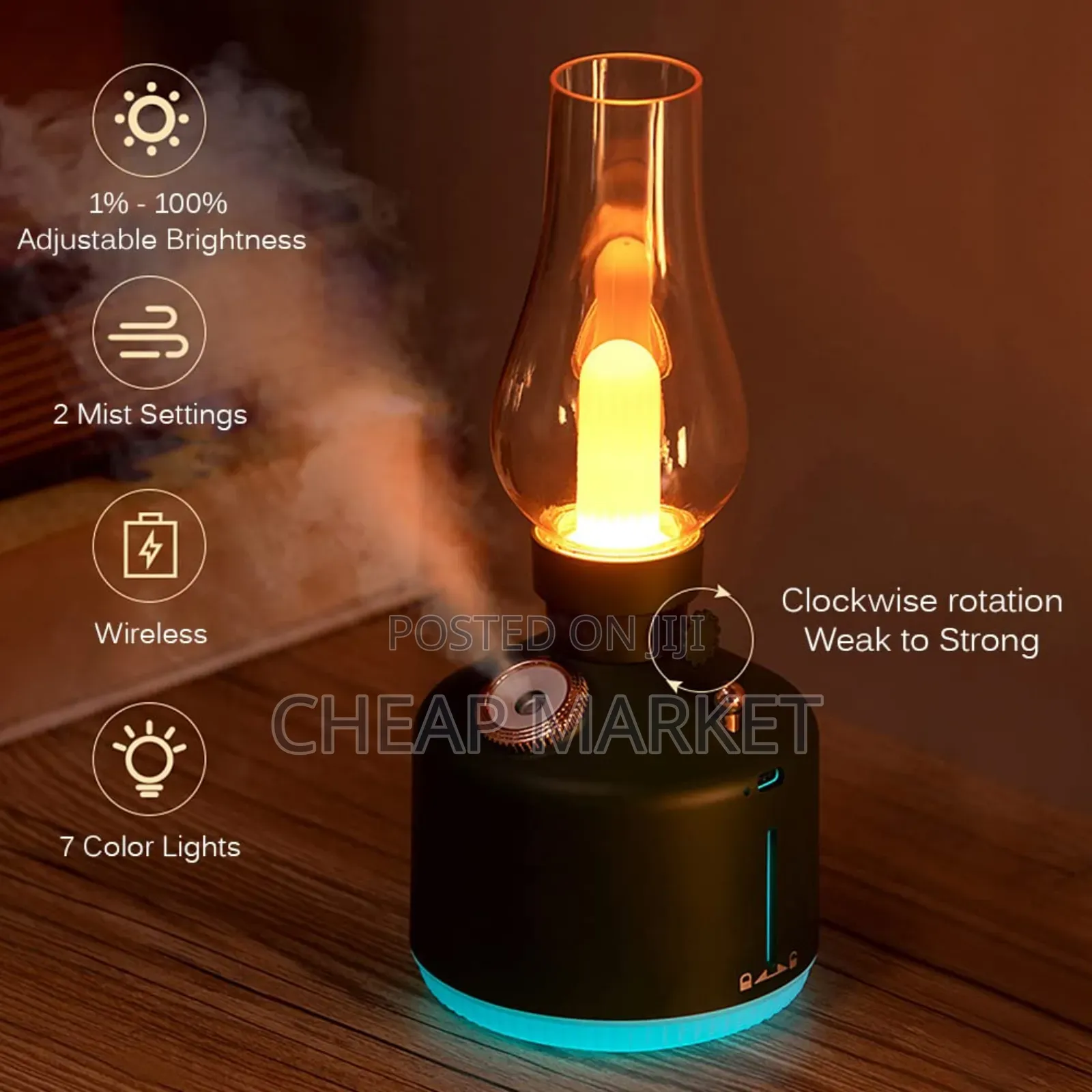 Vintage Lamp Humudifier