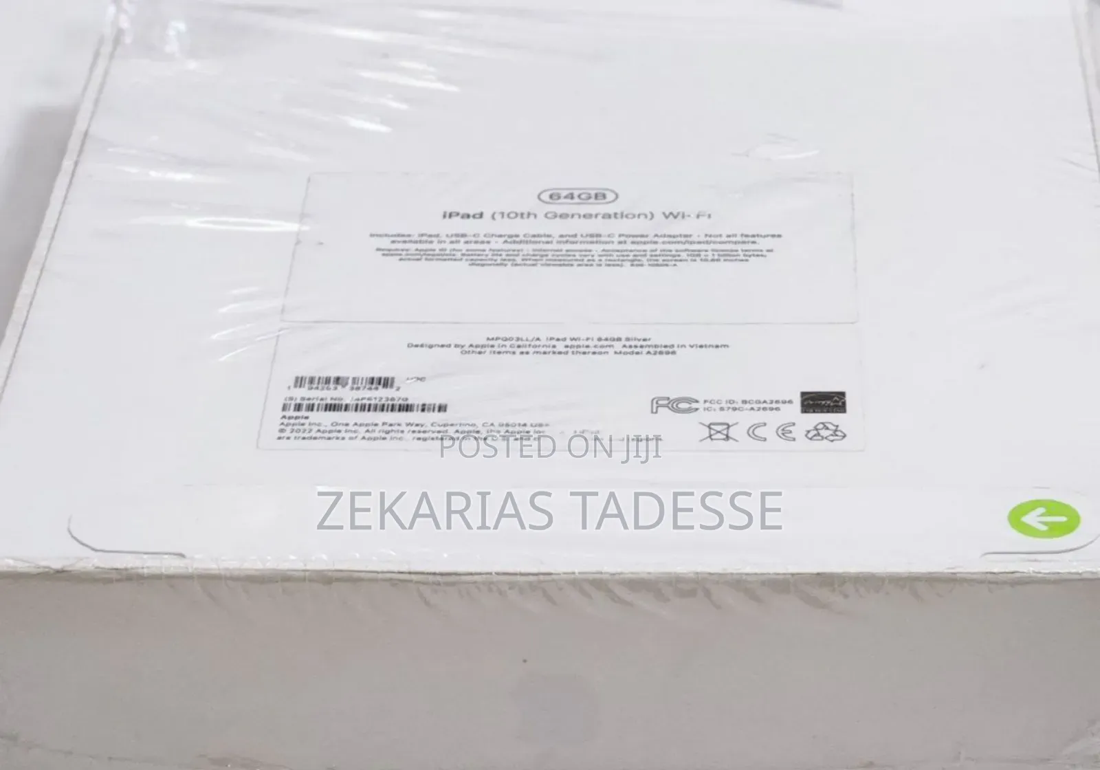 New Apple iPad 10.2 (2021) 64 GB Silver