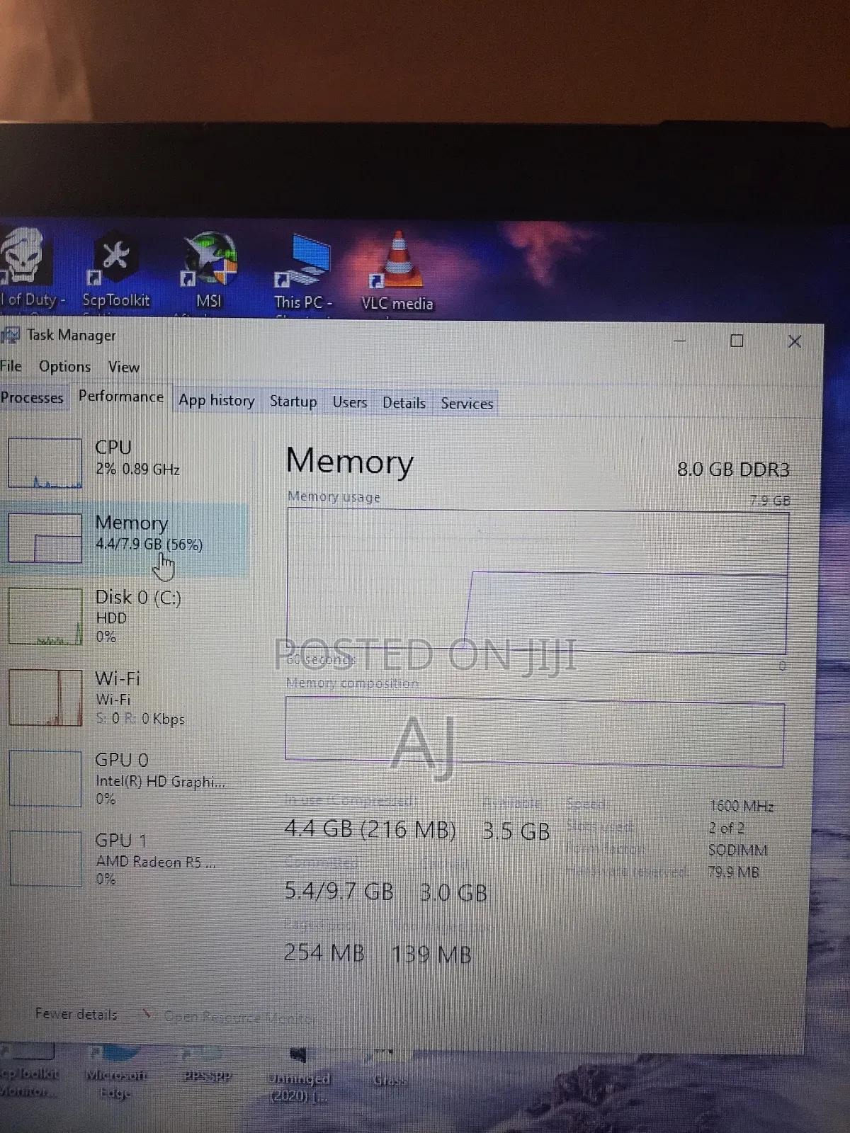 Laptop Toshiba Satellite C55 8GB Intel Core i5 HDD 256GB