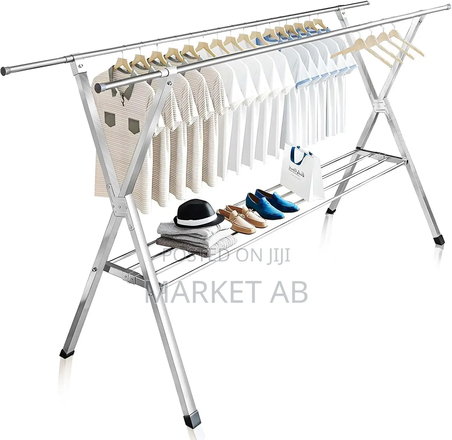 Turkish 2 Tier Laundry Drying Rack Foldable Clothes Drying Rack