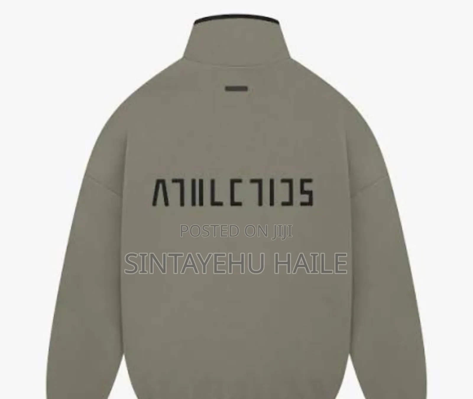 Adidas Fear Athletics Suede Sweatshirt in the Color Clay.