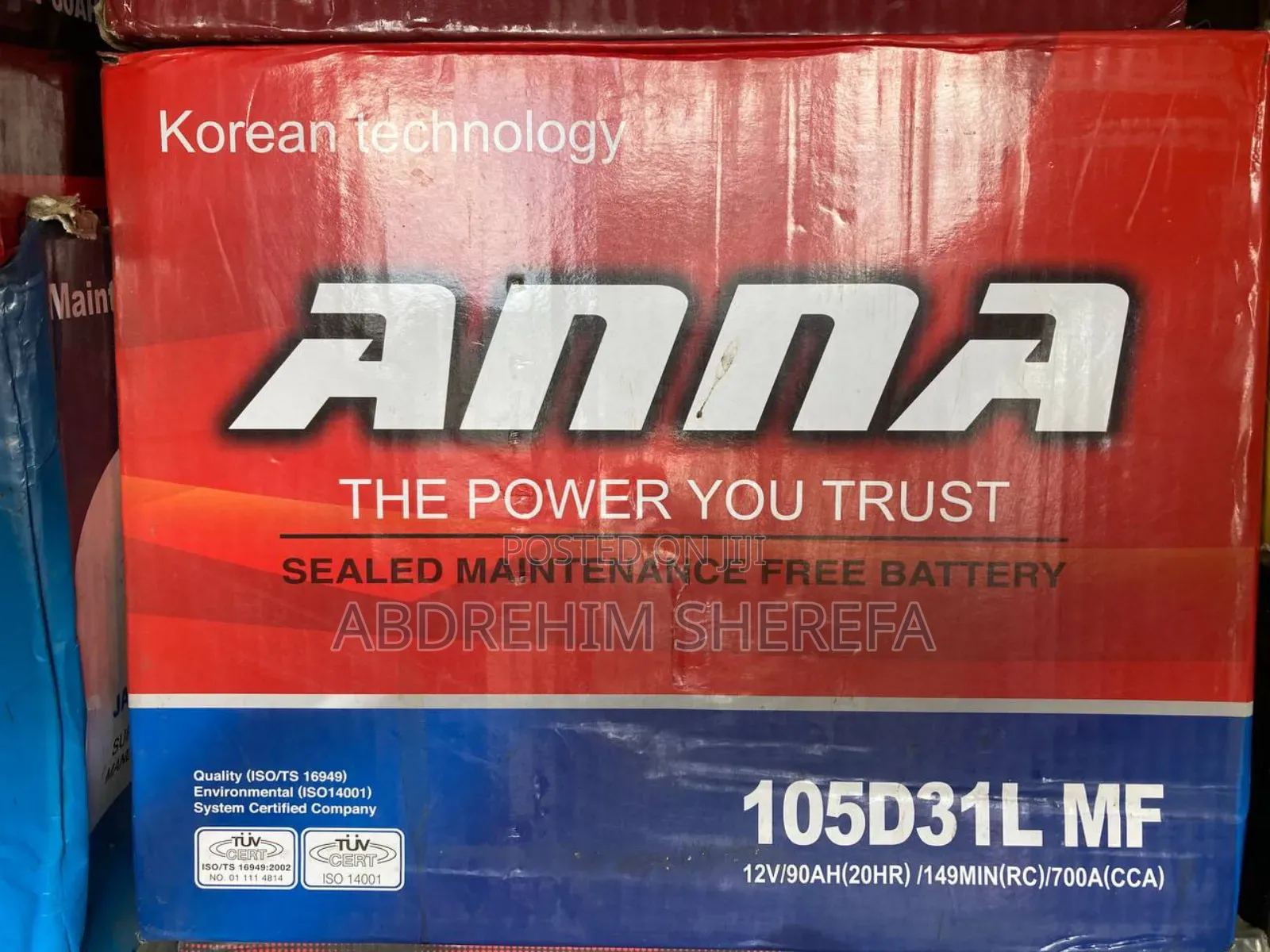 Car And Generator Batteries