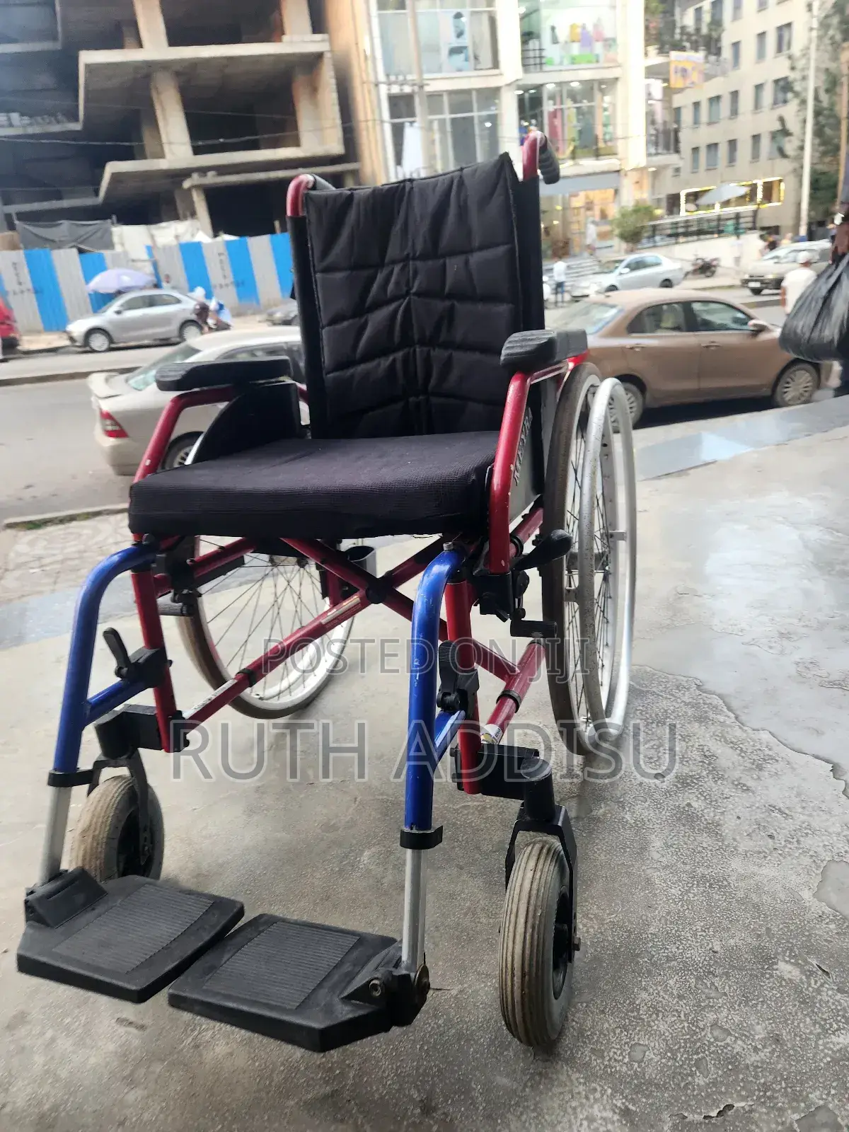 Wheelchair癲馬wheelchair胺調wheelchair Normal Foldable Wheelchair Basic