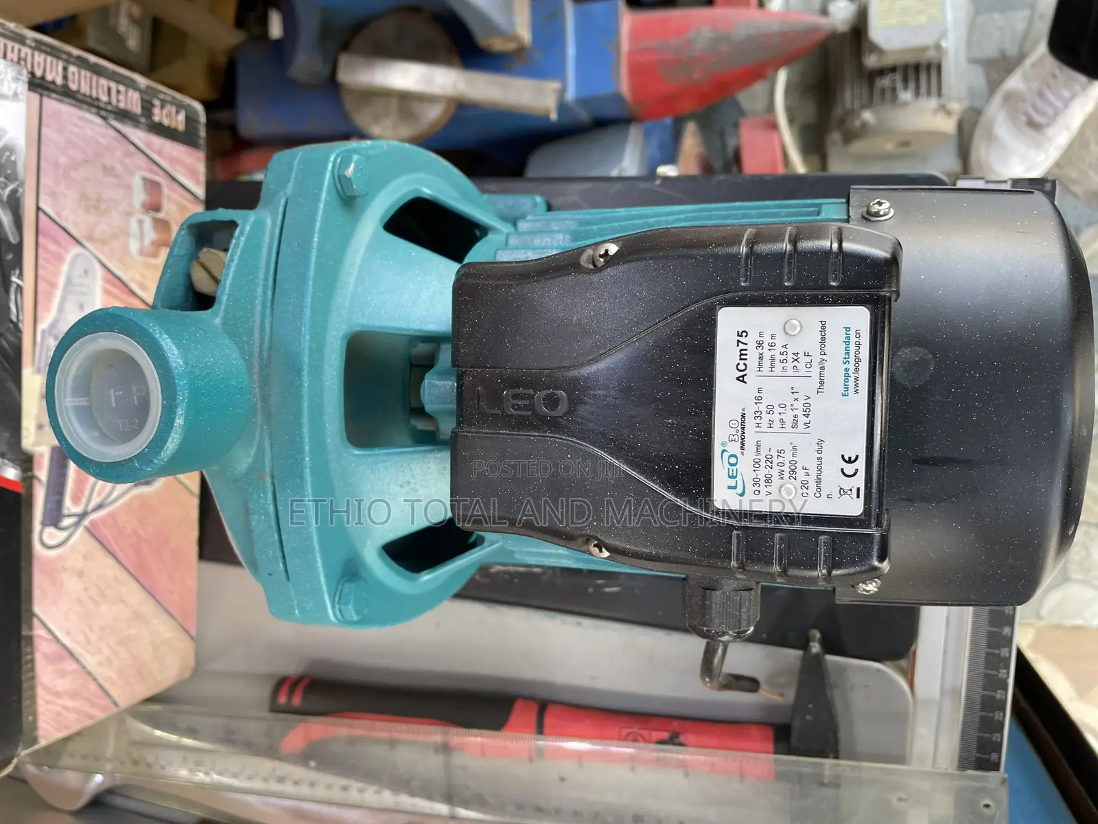 Leo Acm75 Centrifugal Water Pump 1 Hp