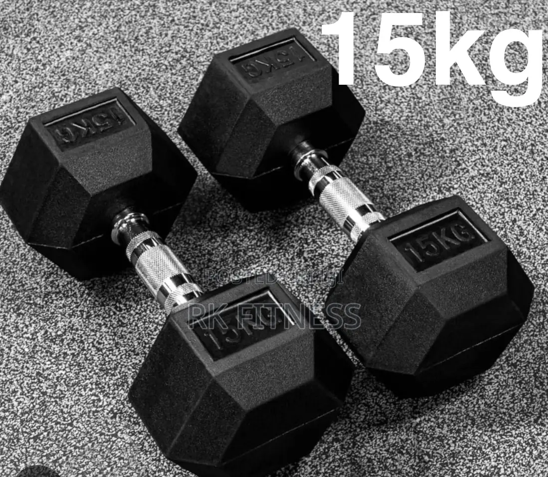 15kg Hexagon Dumbell