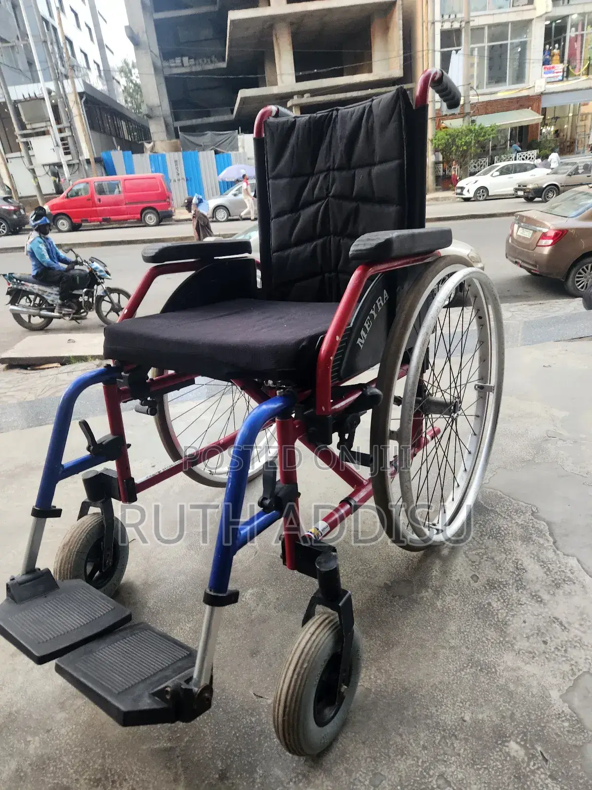 Foldable Height Quality Wheelchair建築wheelchair癲馬wheelchair夾擊wheelchair