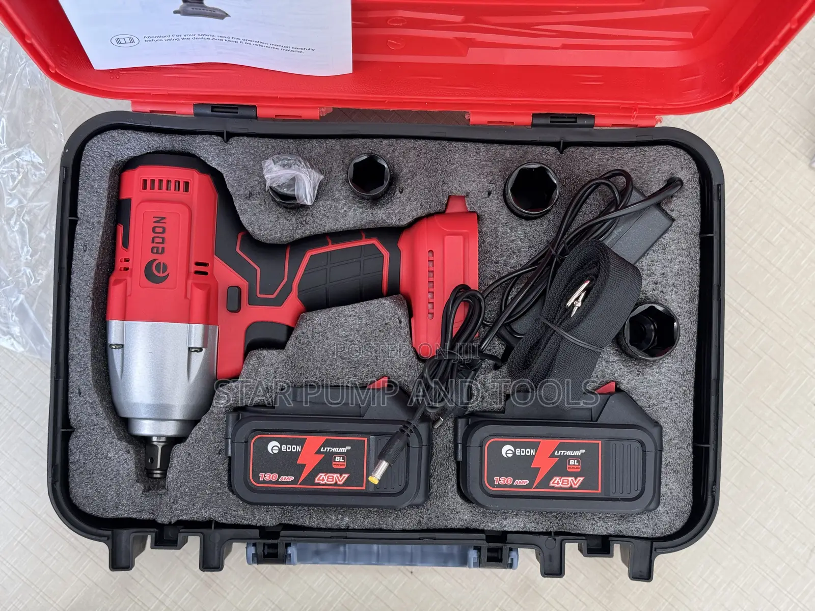 Edon Cordless Impact Wrench 48v