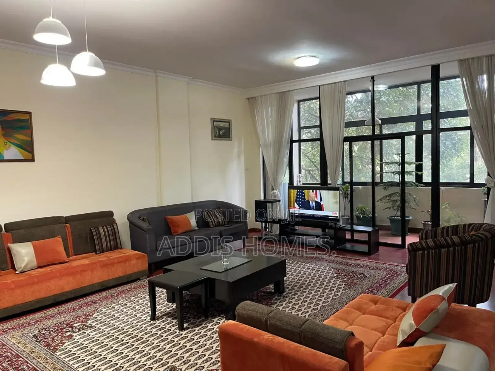 Furnished 3bdrm Apartment in Bole for rent