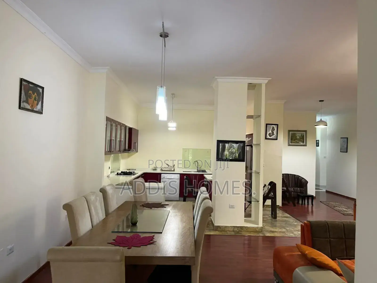 Furnished 3bdrm Apartment in Bole for rent