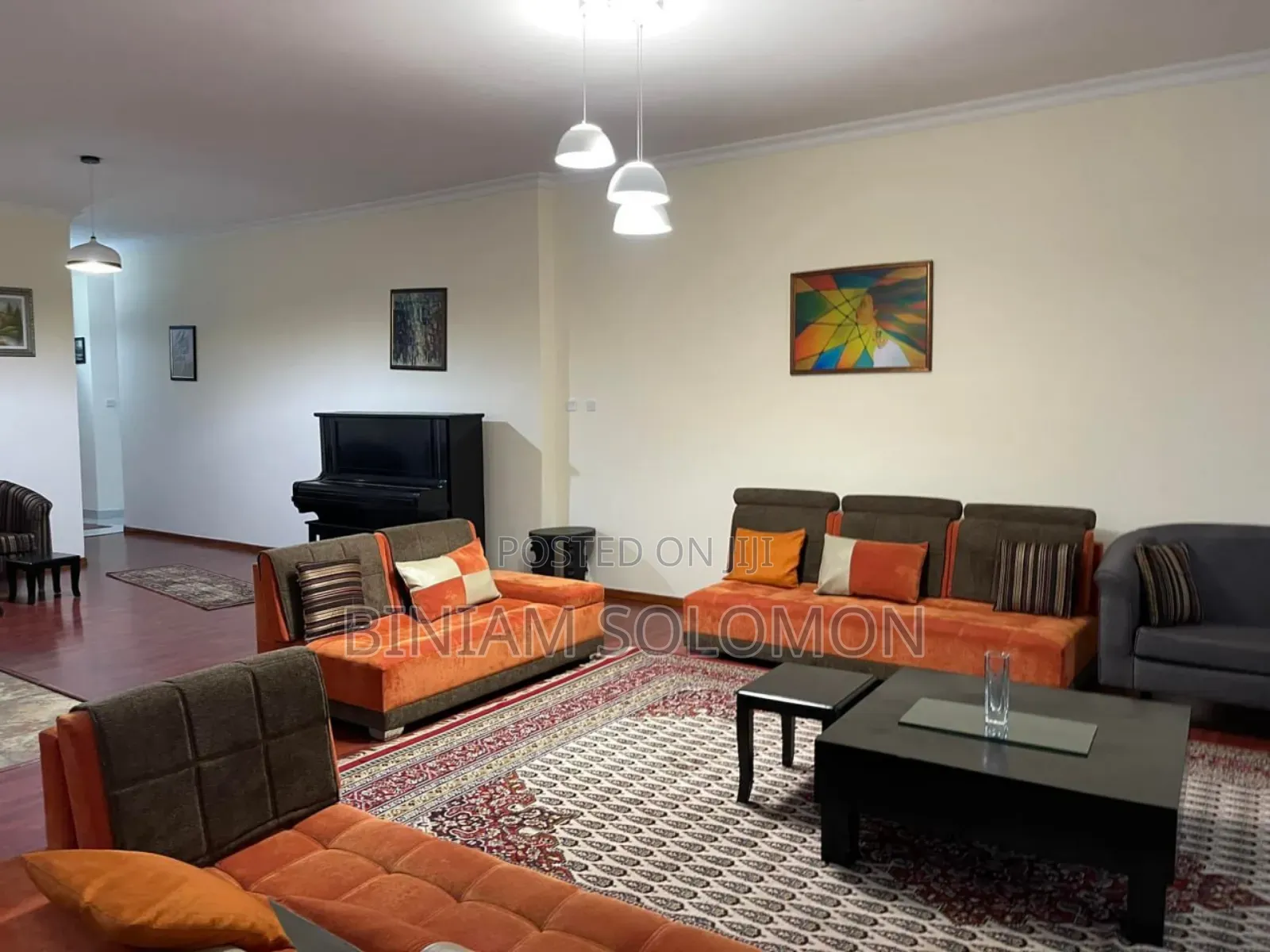 Furnished 3bdrm Apartment in Bole for rent