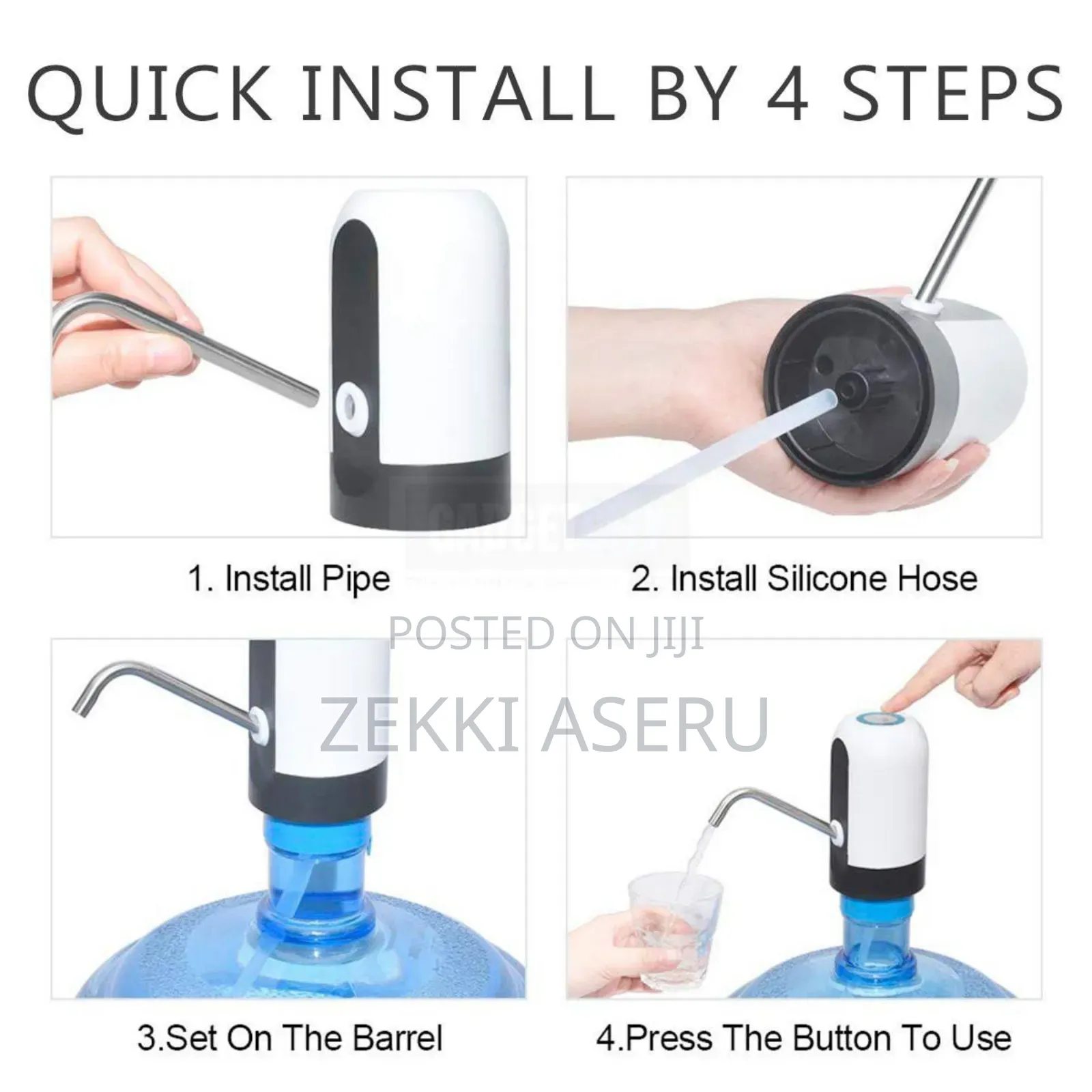 Type-Js63 Premium Rechargeable Water Dispenser.