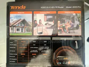 Tenda 4g Lte Wifi Router 300mbps Wifi Speed Plug and Play