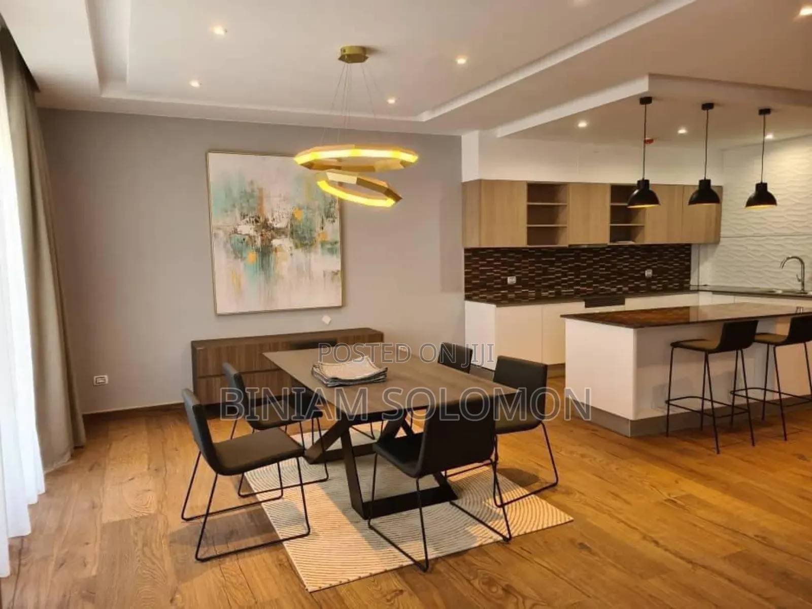 Furnished 3bdrm Apartment in Bole for rent