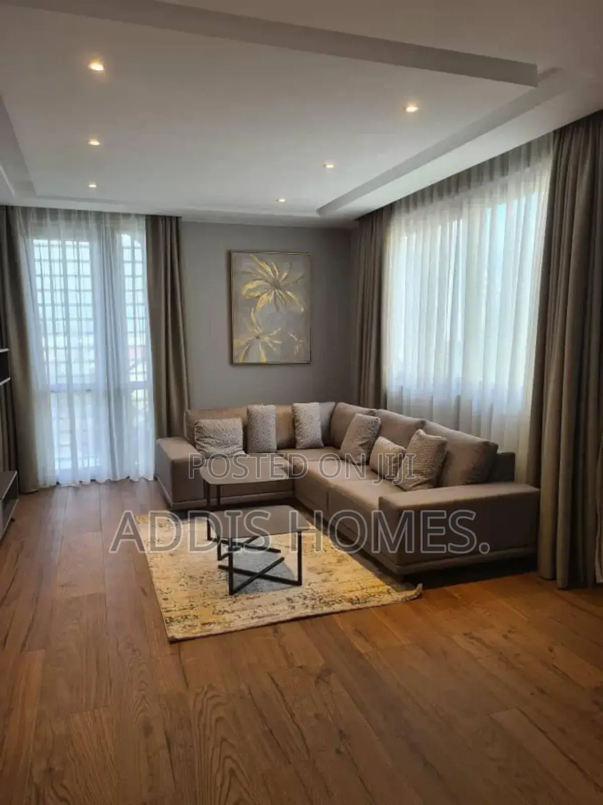 Furnished 3bdrm Apartment in Bole for rent