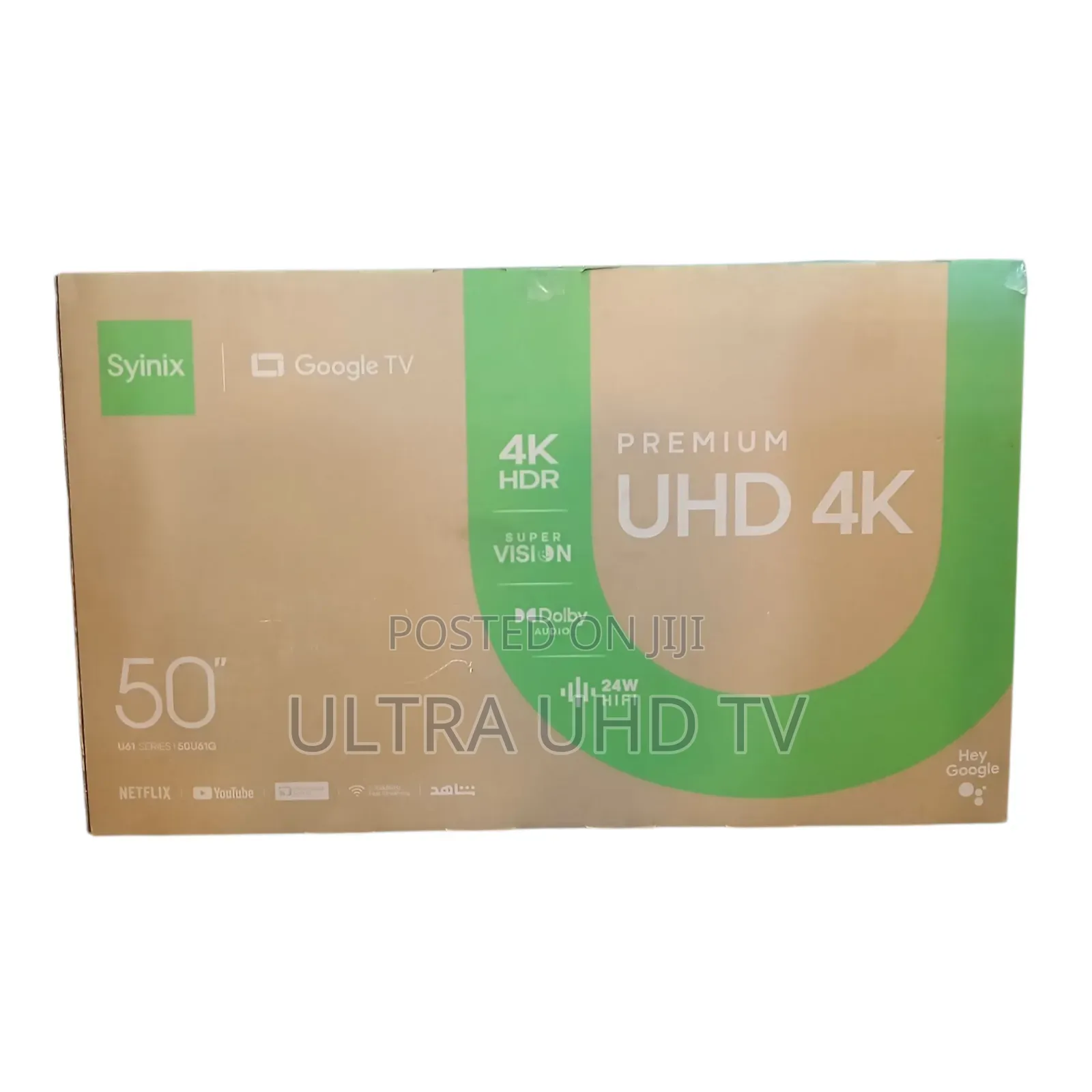 Syinix Uhd Smart TVS Smart 50 Inch ቲቪ የቤት መዝናኛ ተሞክሮዎን ያሻሽሉ