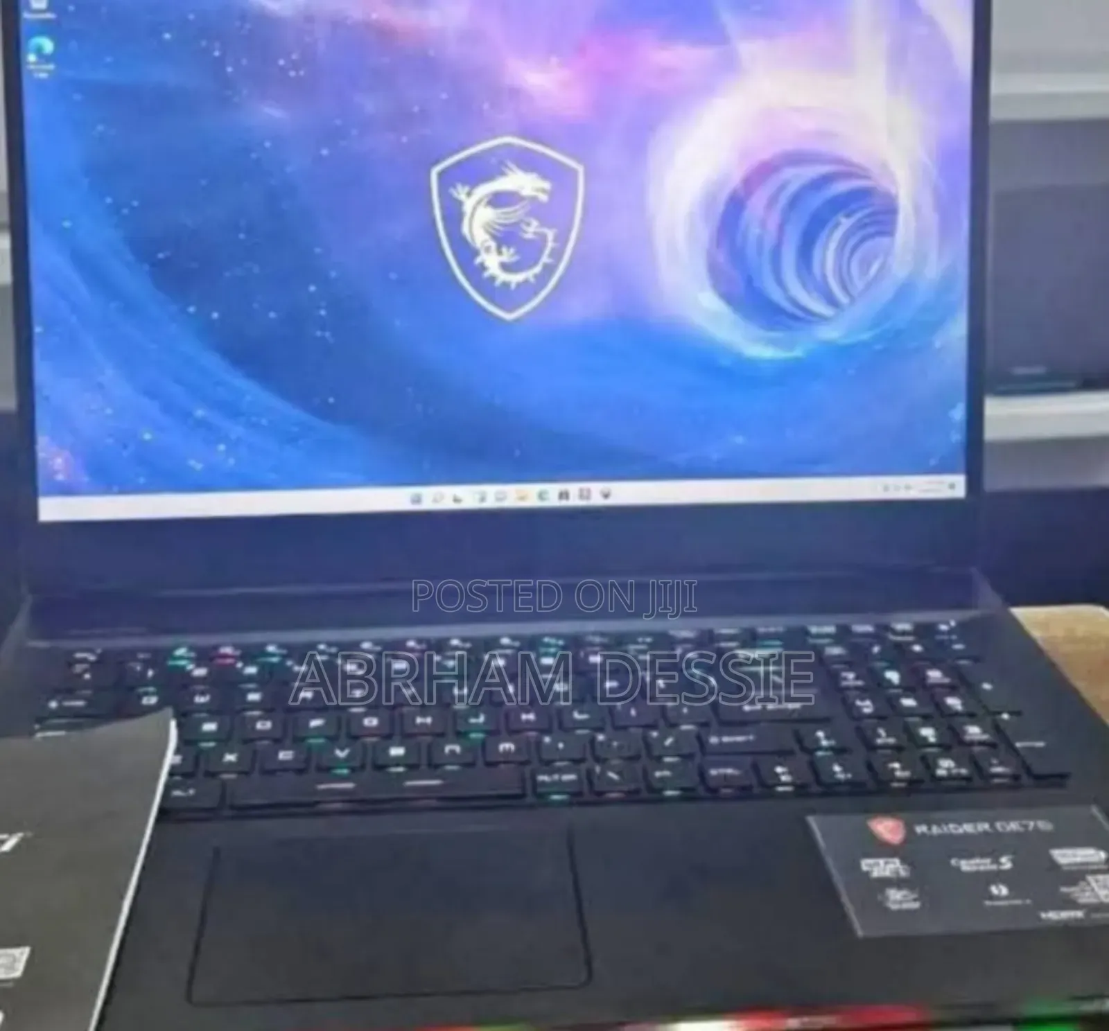 New Laptop MSI 32GB Intel Core I9 SSD 2T