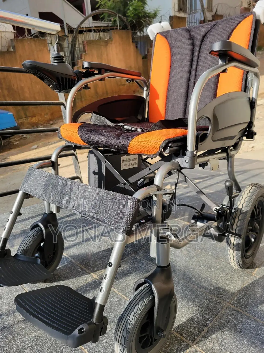 Electrical Wheelchair血車wheelchair匡፰wheelchair – Folding Li- Battery