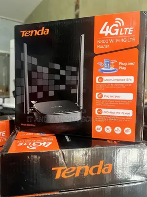 Photo - Tenda 4g Lte Wifi Router 300mbps Wifi Speed Plug and Play