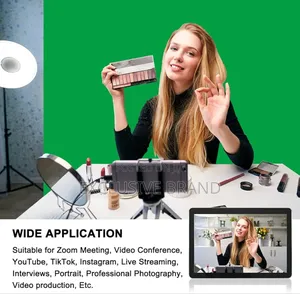 Green Screen Backdrop With Stand Kit, 5.2 X 6.5 Ft