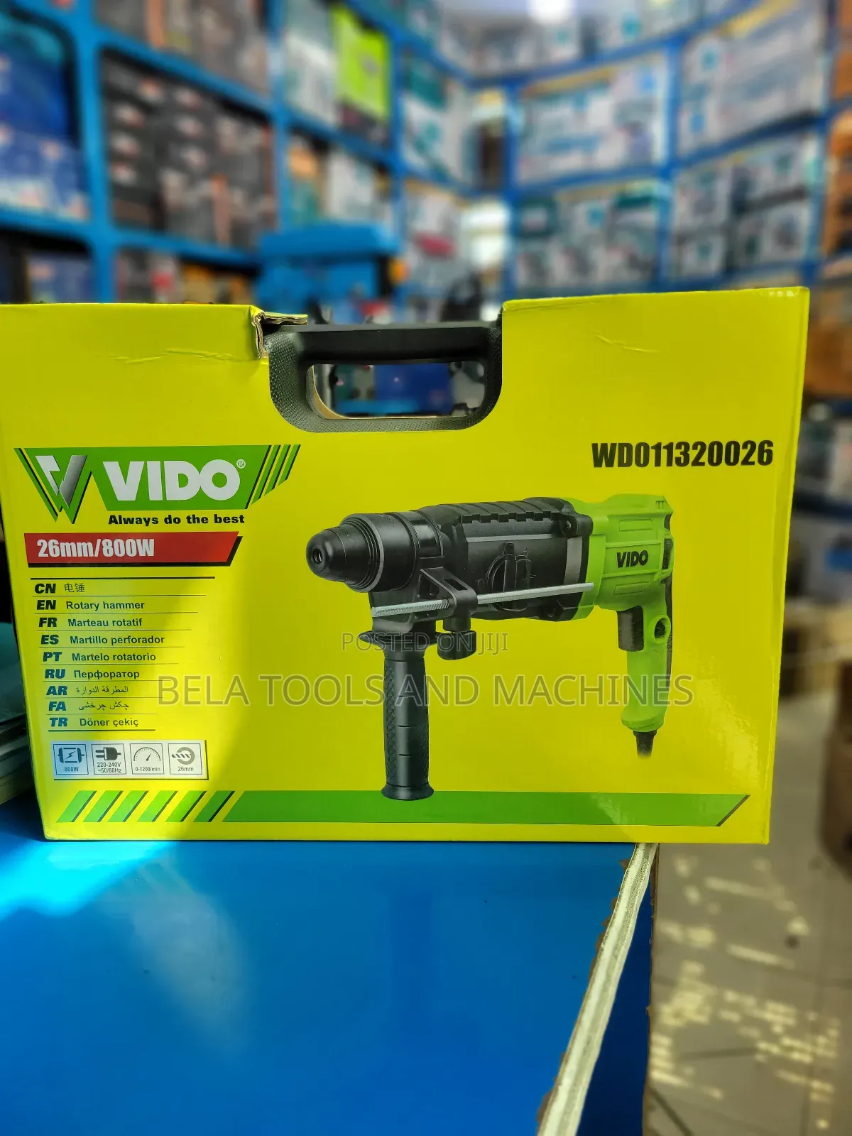 High Quality Vido Hammer Drill Machine 800w