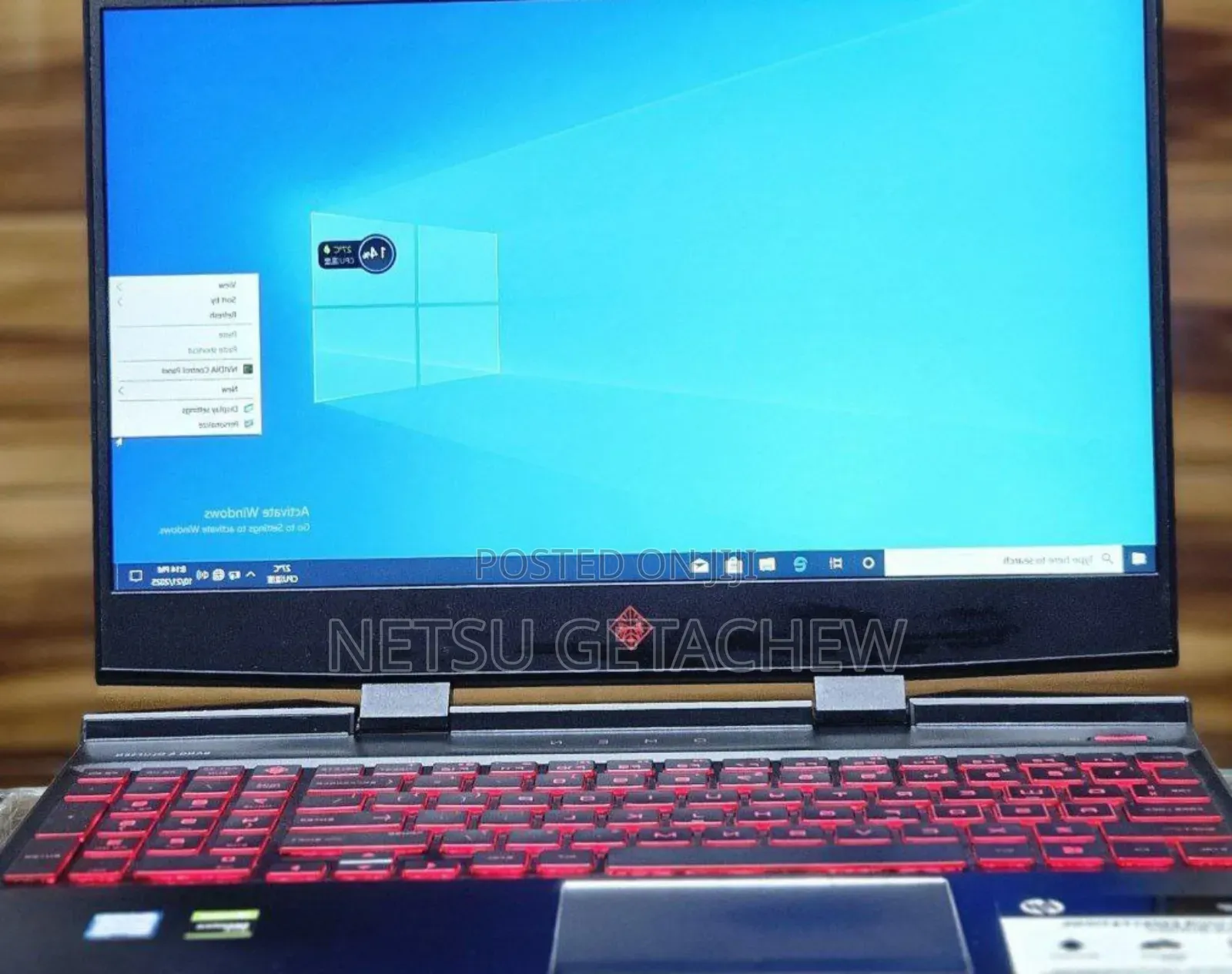 New Laptop HP Omen 15 16GB Intel Core I5 SSD 512GB