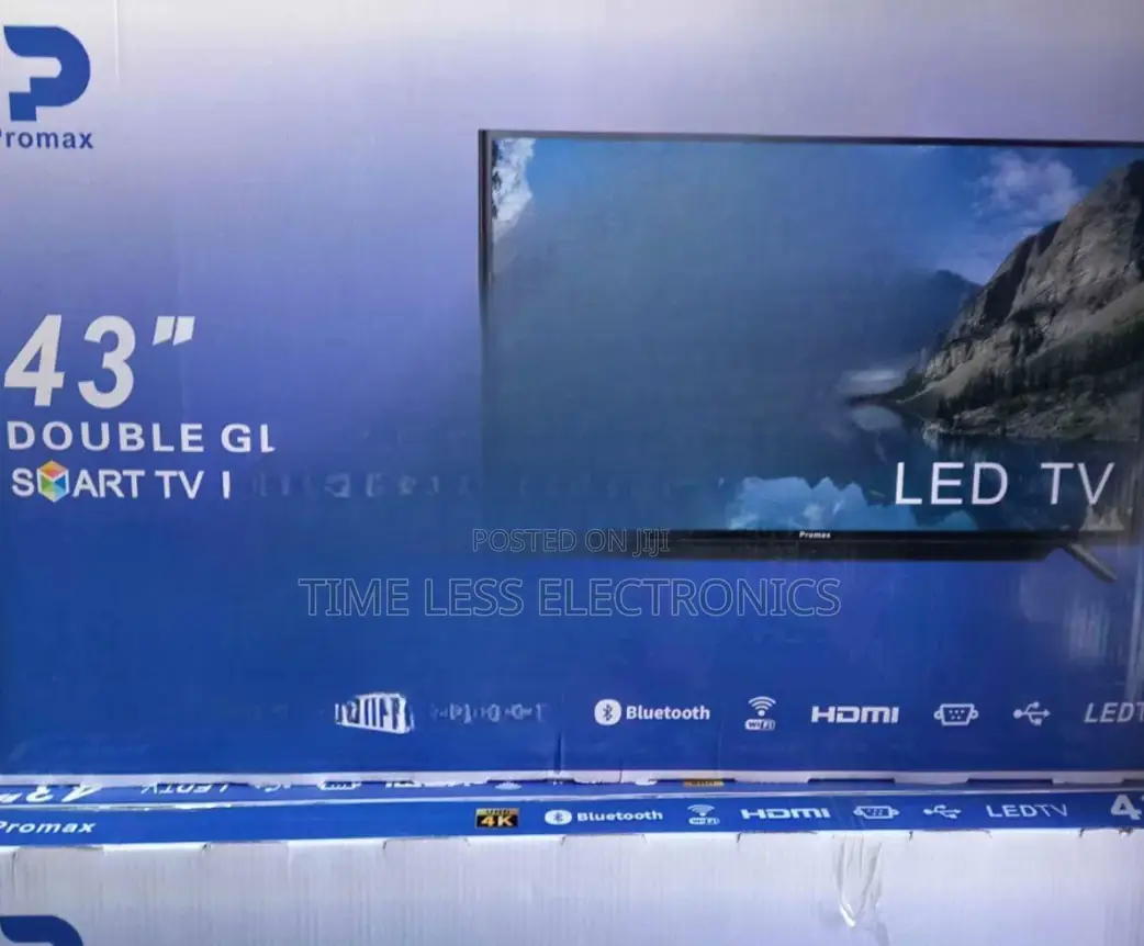 Promax 43” Smart Tv – Stylish Design Smart Features!