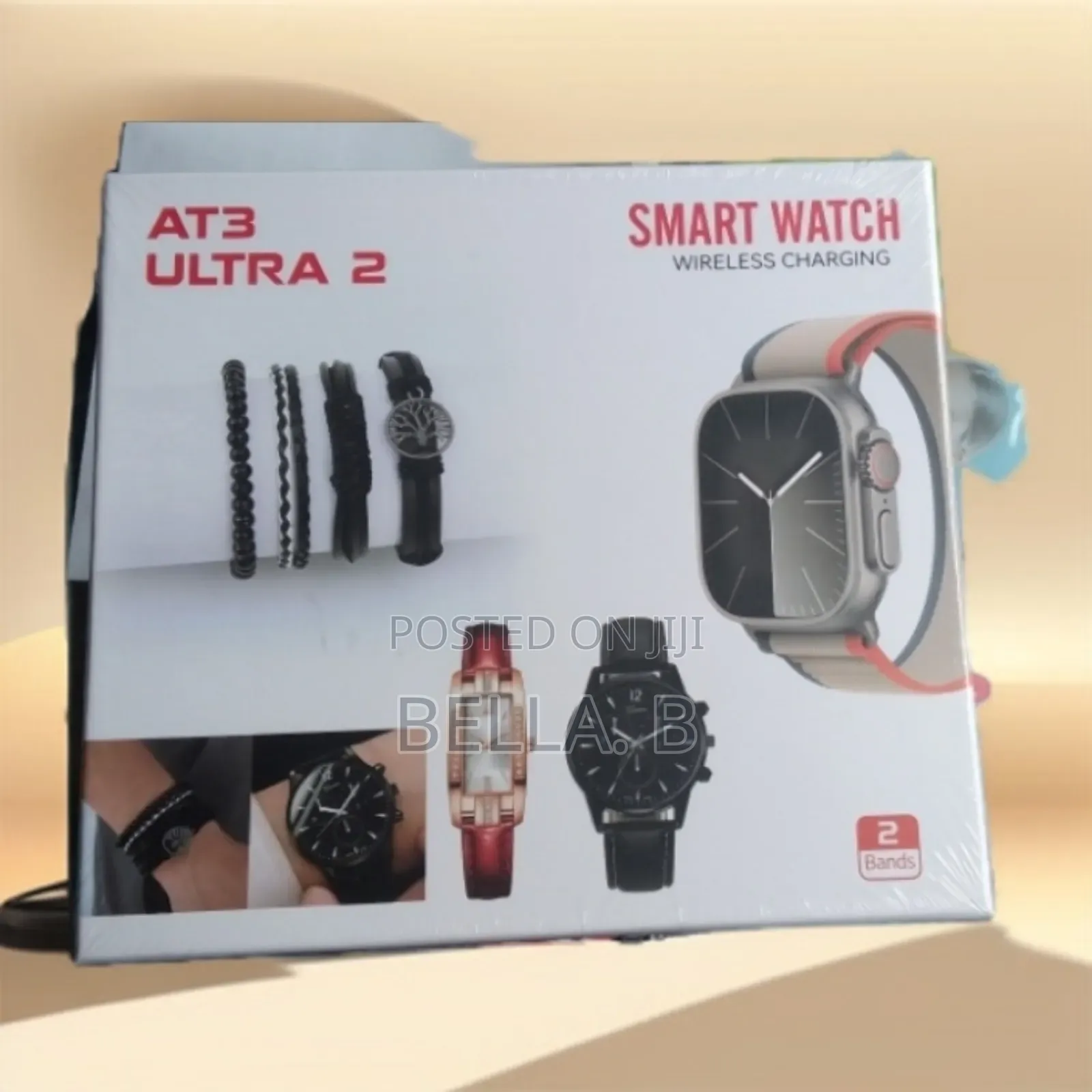 At3 Ultra 2 Smart Watch - Customizable Watch Faces