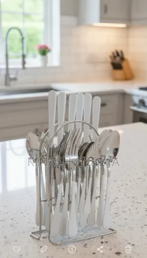 24pcs Stainless Steel Kitchen Cultry