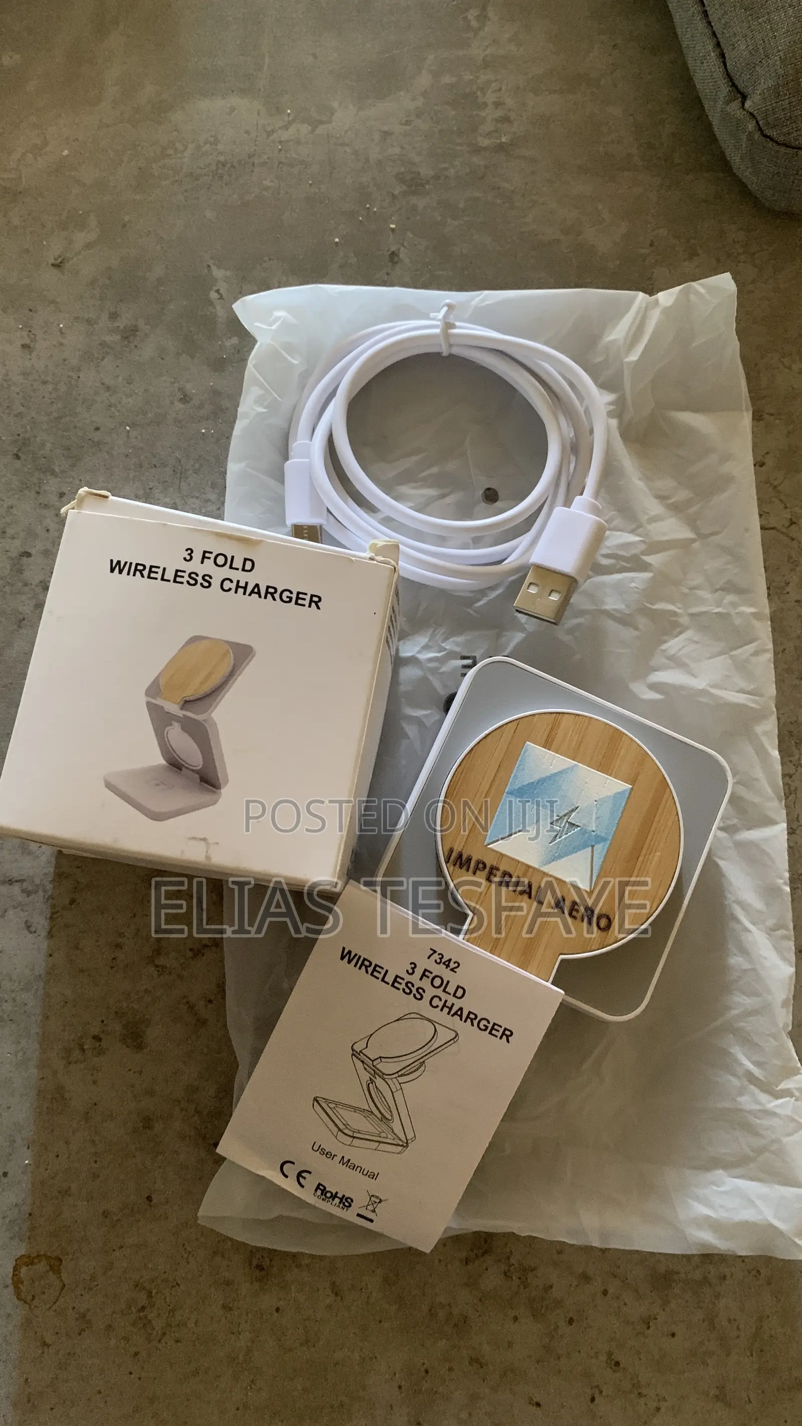 3in1 Magnetic Wireless Charger