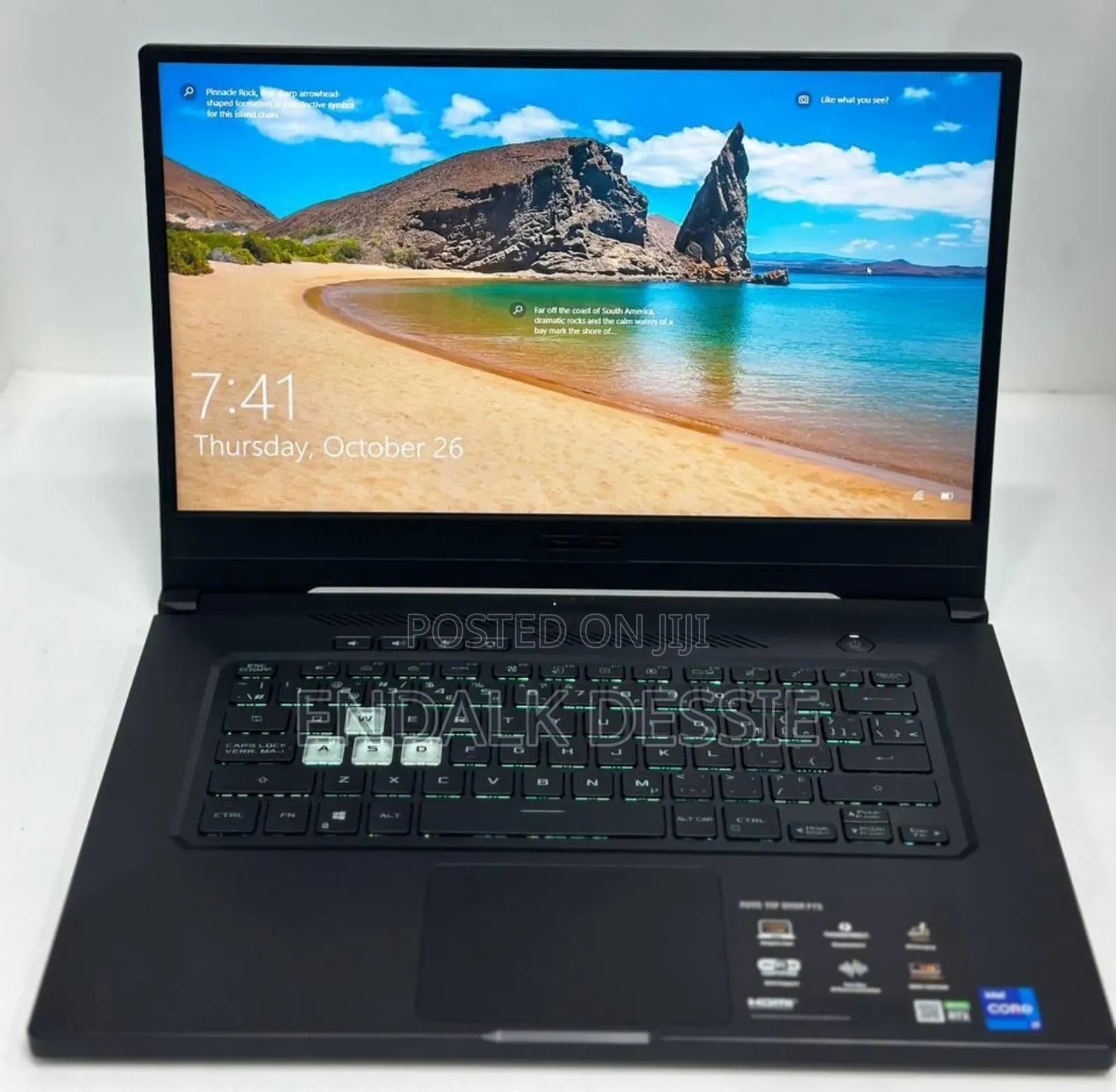 New Laptop Asus TUF Dash F15 16GB Intel Core i7 SSD 1T