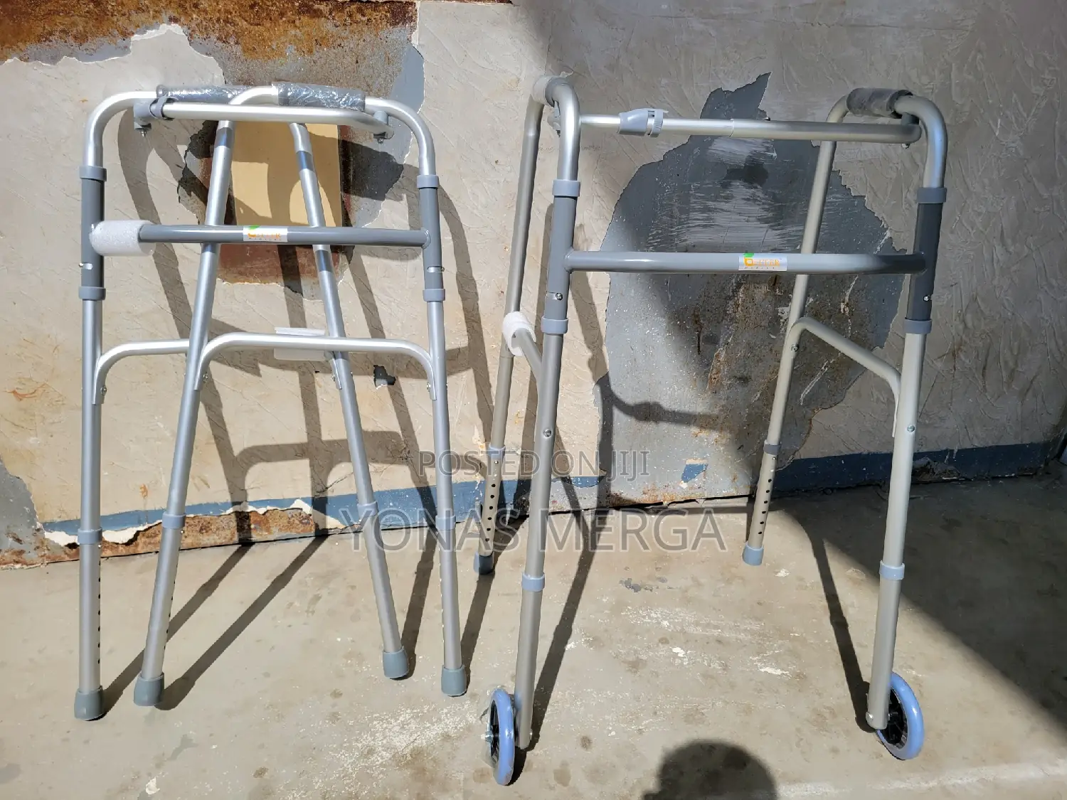 Walker With C-Pin糶∞Walking Frame With Two 5" Wheel for Adult