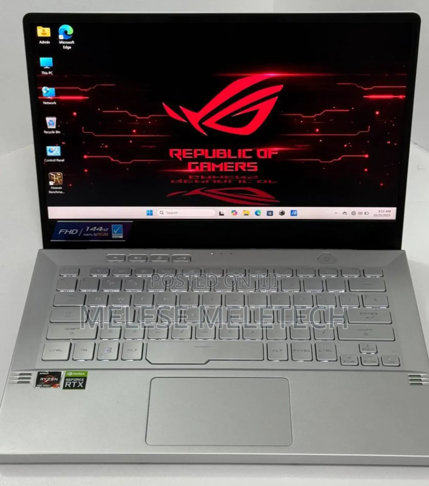New Laptop Asus ROG Zephyrus G15 16GB AMD Ryzen 7 SSD 1T