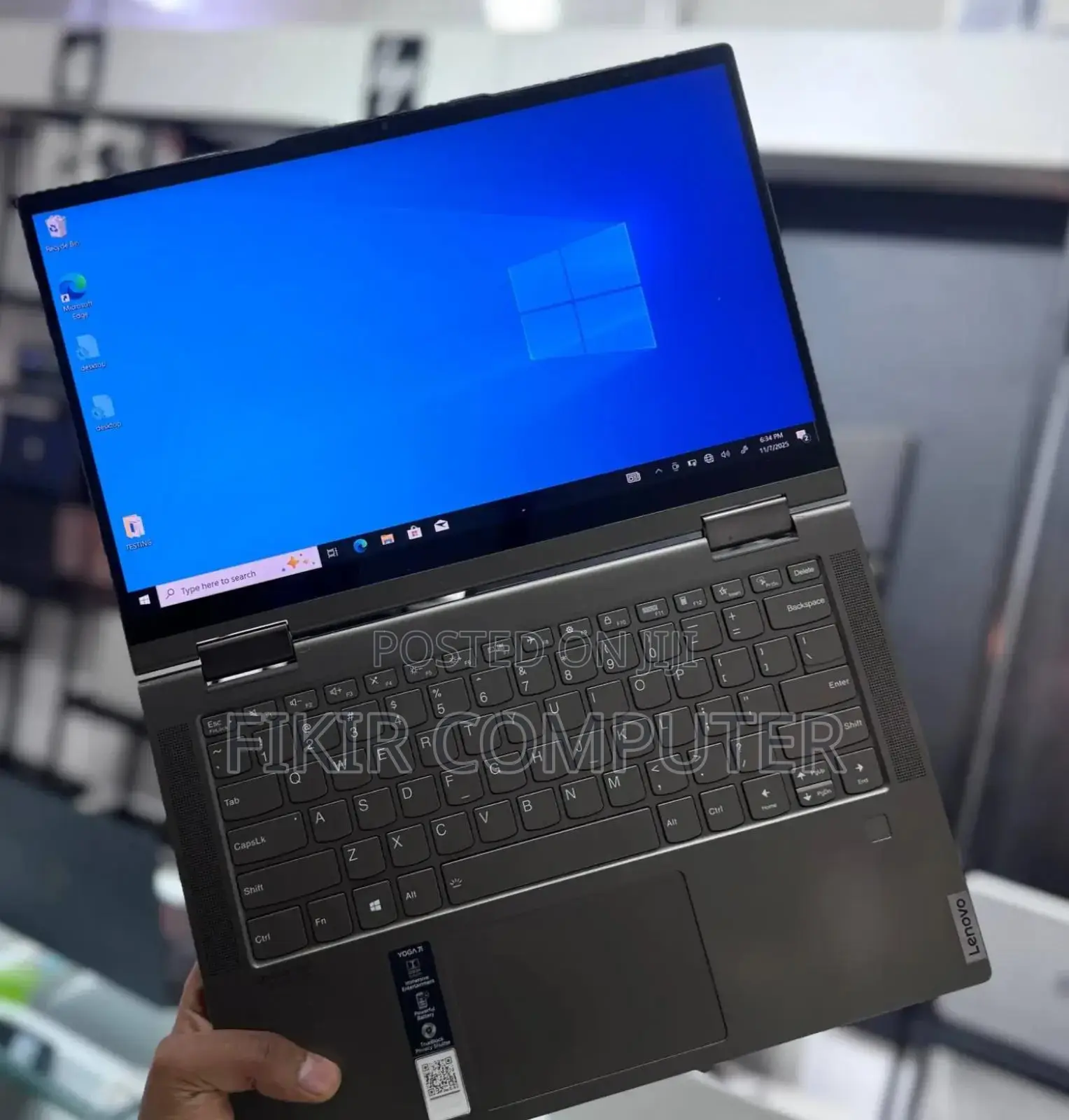 New Laptop Lenovo Yoga 7i 12GB Intel Core I5 SSD 512GB