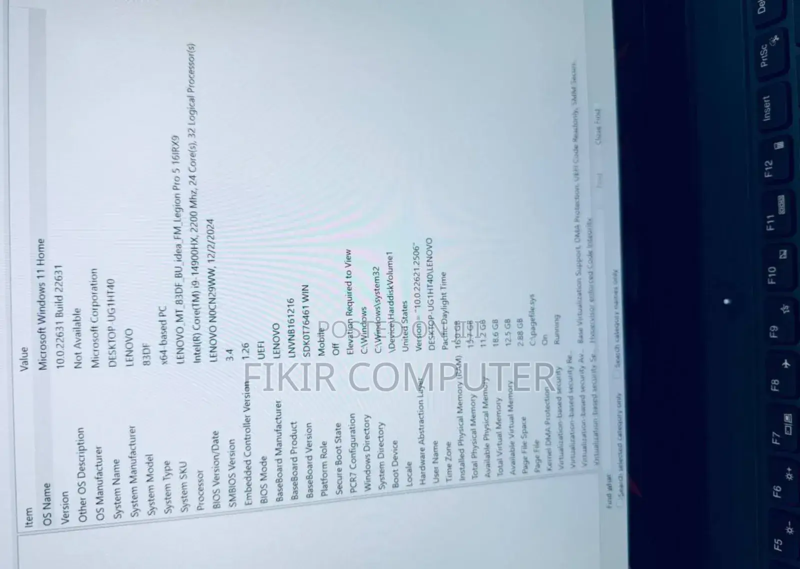 New Laptop Lenovo Legion 5 16GB Intel Core I9 SSD 1T