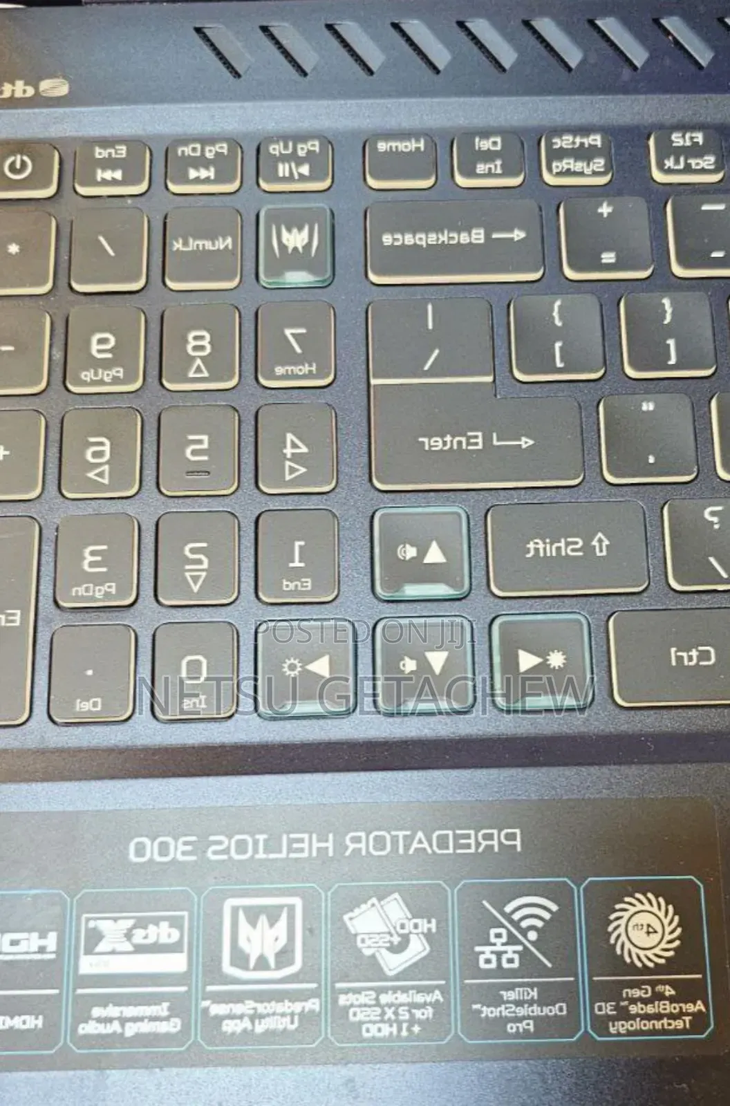 New Laptop Acer Predator Helios 300 16GB Intel Core I7 SSD 1T