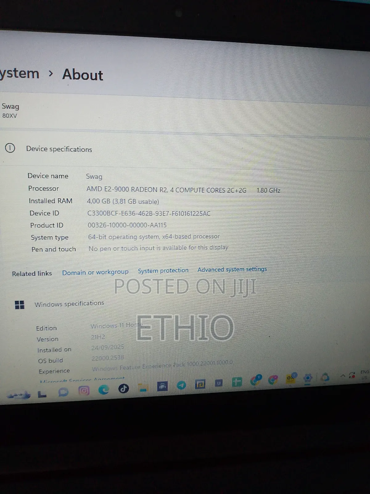 Laptop Lenovo IdeaPad 320 4GB AMD HDD 512GB