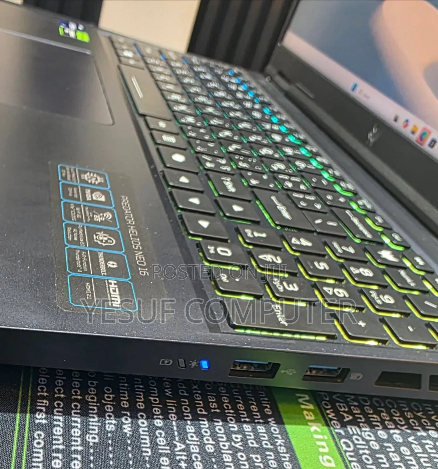 New Laptop Acer Predator Helios Neo 16 16GB Intel Core I9 SSD 1T