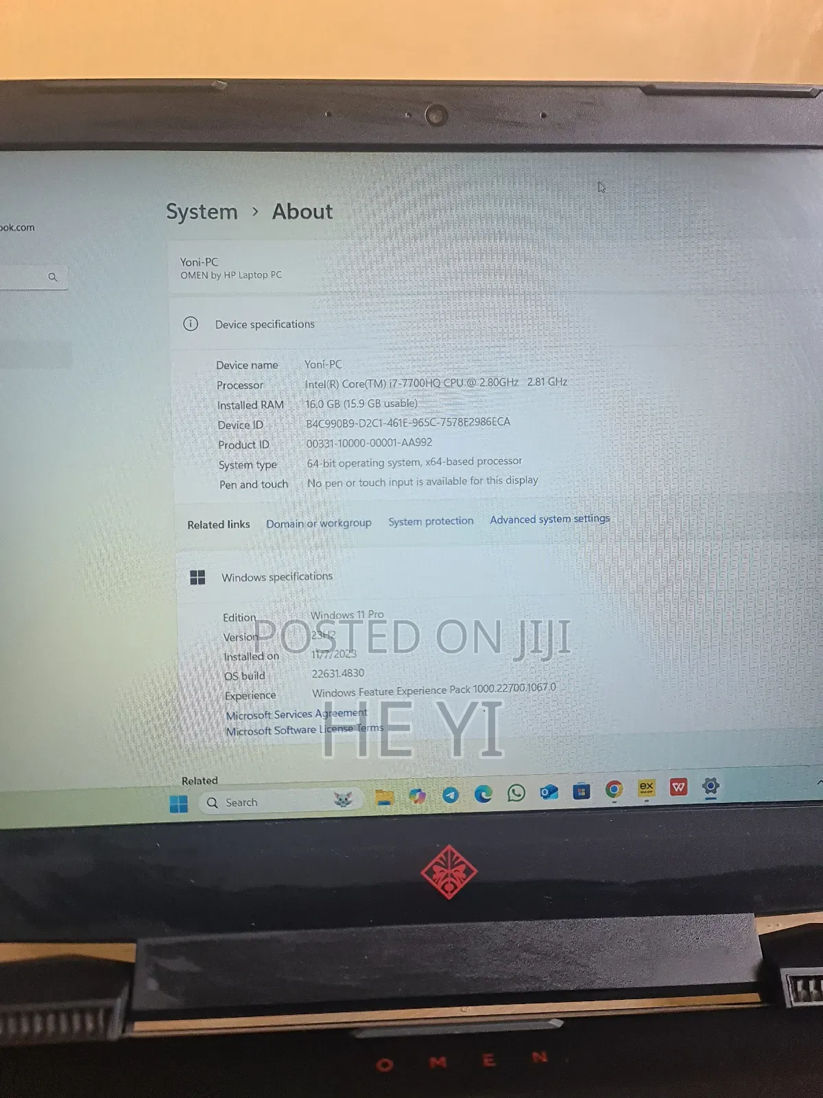 Laptop Xiaomi 16GB Intel Core i7 HDD+SSD 1T