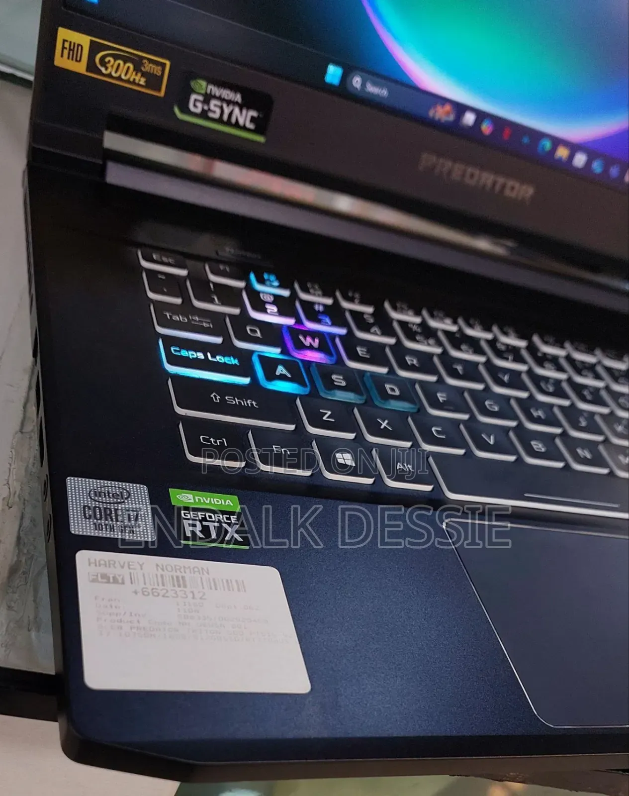 New Laptop Acer 16GB Intel Core I7 SSD 512GB