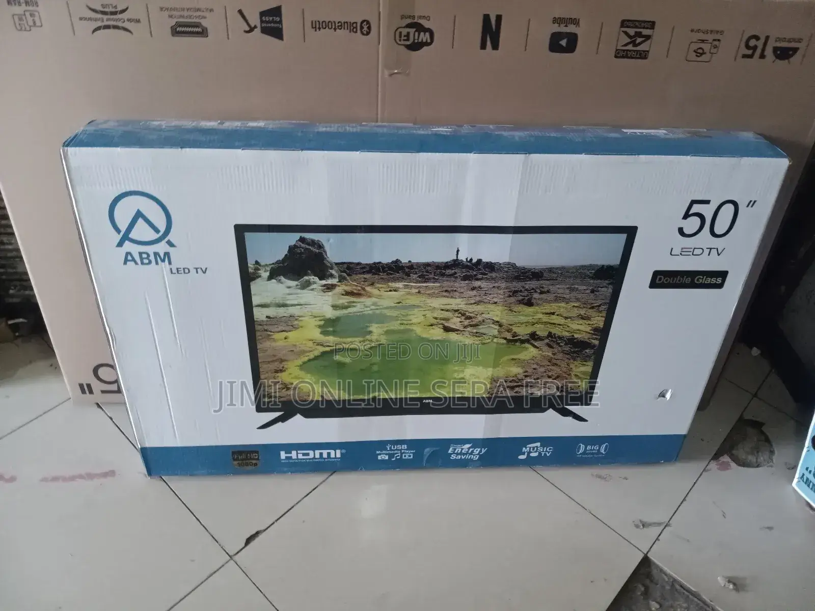 Abm Semart Led 50 Inch Berand New