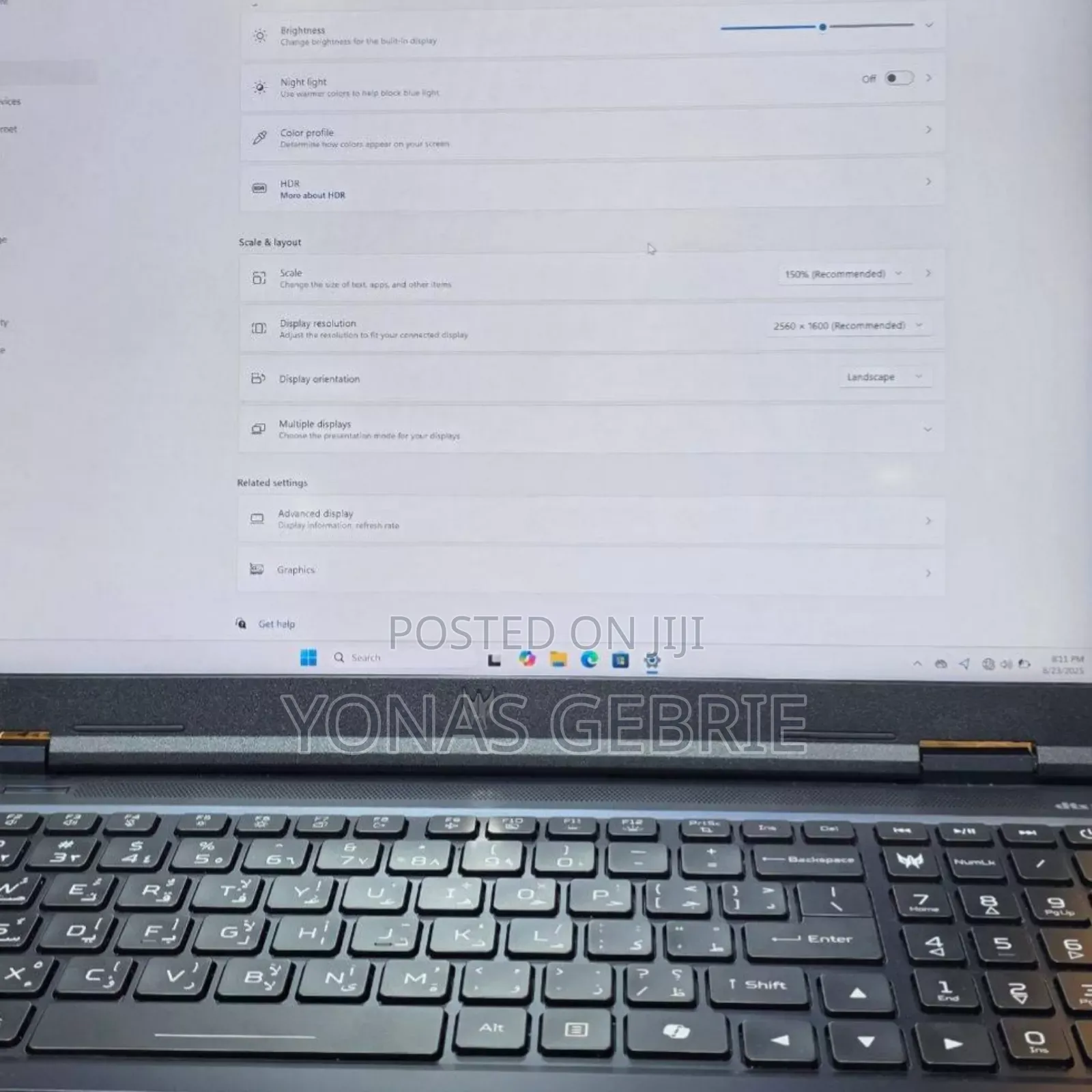 New Laptop Acer 16GB Intel Core I9 SSD 1T