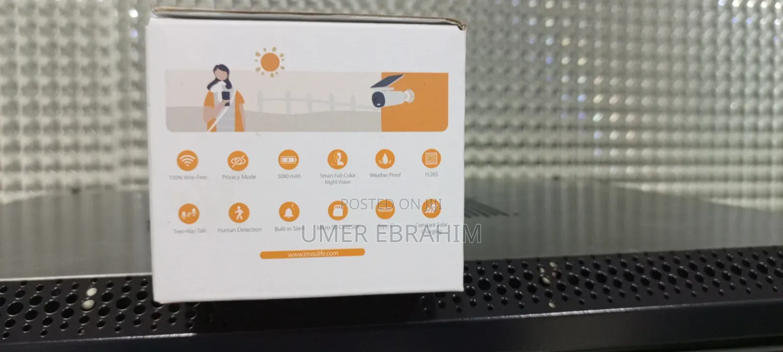 Imou Bullt በሶላር የሚሰራ ለ1ወር የሚቆይ ባትሪ ያለው