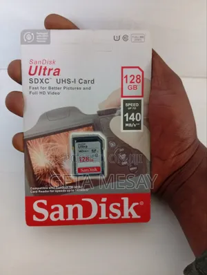 Photo - Sandisk Ultra 128gb SDXC Uhs-I Memory Card Up to 140mb/S Class 10 U1
