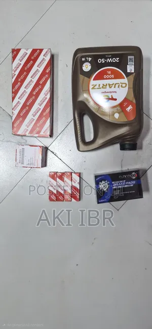 Photo - Service Package Oil,Oil Filter,Airfilter,S.Plug,Brapad Vitz,Corrola 2e