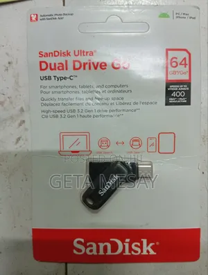 Photo - Sandisk Ultra Dual Drive Go 64gb Usb-C and Usb-a Flash Drive