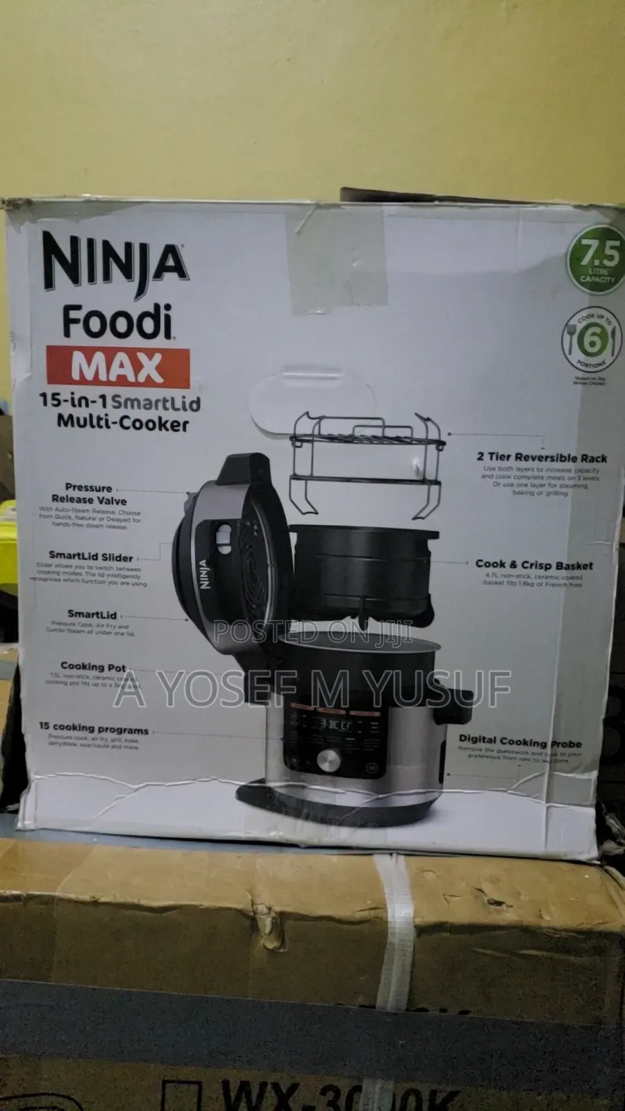 Ninja Foodi Max 15 - 1 Smart Multi Cooker 7.5l