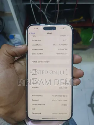 Apple iPhone 15 Pro Max 256 GB White